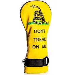 Pins & Aces Golf Co. Don’t Tread On Me Premium Headcover Quality Leather, Hand-Made Head Cover