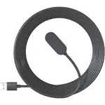 Arlo VMA5001C-100NAS Ultra & Pro 3 8 ft. Indoor Magnetic Charging Cable - Black