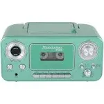 Studebaker | BT Series Portable Bluetooth CD Player with AM/FM Stereo - Teal | Realry