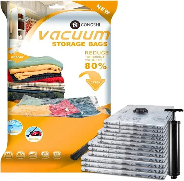 gongshi 12 Pack Vacuum Storage Bags