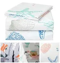  Beach Theme Kids Printed Sheet Set 3 Piece Starfish Twin Beach Starfish