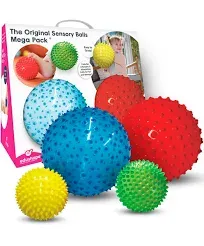 Edushape Sensory Balls Mega Pack 4 Different Size Easy Grip Textured Balls NEW