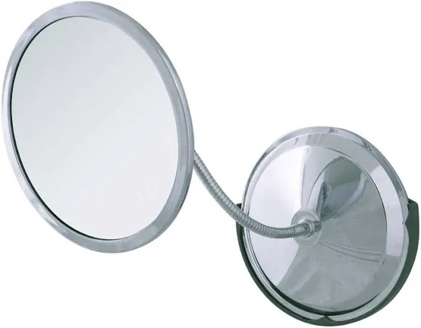 Double Vision™ Gooseneck Vanity/Wall Mount Mirror 5X/10X Magnification, Made in the USA