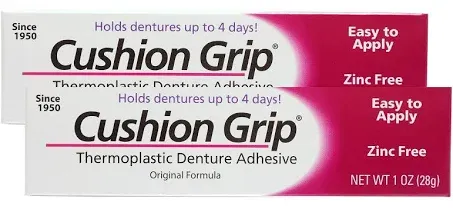 Cushion Grip Thermoplastic Denture Adhesive