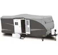 ADCO® 36838 - Designer Series Travel Trailer Cover (Gray with White Roof, Up to 15&#039;)