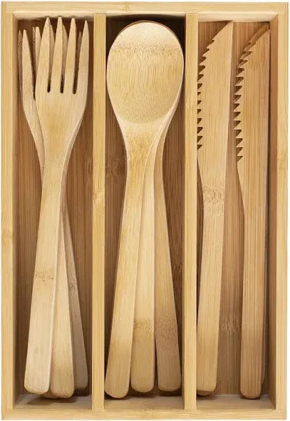 Totally Bamboo Bamboo Flatware Set of 12