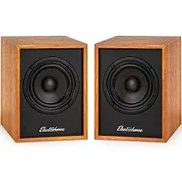 Huntley Powered Bookshelf Speakers with Built-in Amplifier and 3&#034; Drivers for...