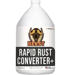 Beest Rapid Rust Converter for Metal - Professional Grade Rust Inhibitor for Metal, Rust Reform & Rusty Metal Primer, Rust Neutralizer for Metal to