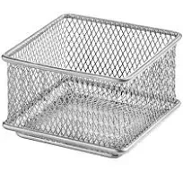 Ybm Home Silver Mesh Drawer Cabinet and or Shelf Organizer Bin, School Supply...