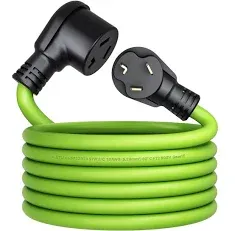 GearIT 10 Gauge NEMA to STW 30-Amp Extension Cord