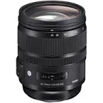 Sigma 24-70mm f/2.8 DG OS HSM A (Art) Autofocus Lens for Nikon F-Mount, Black {82}