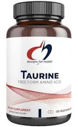 Designs for Health Taurine 120 Capsules