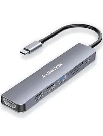 Lention Usb C Hub With 100W Charging 4K Hdmi