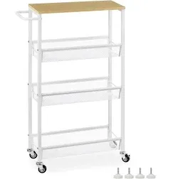 4 Tier Slim Storage Cart