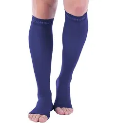 Doc Miller Open Toe Compression Socks, 30-40 mmHg, Toeless, Support Circulation, Medical Grade, Socks, Men & Women, Pair