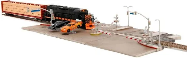 Jada Nano Scenes Fast and Furious Final Race Train Scene Diorama