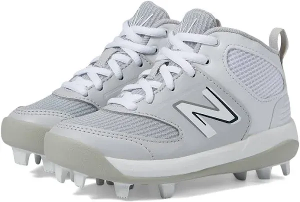 New Balance Youth 3000 V6 Rubber Molded Cleat Grey / 3.5