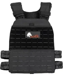 WOLF TACTICAL Adjustable Weighted Vest – WODs, Strength and Endurance Trai