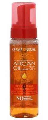 Creme of Nature Argan Oil Style Shine Foaming Mousse