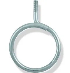 Cable & Wire Support Heavy Duty 1 1/4 Inch Diameter – ¼”-20 Machine Threaded Bridle Rings, Cable Ring Hangers for Low Voltage Cable Management