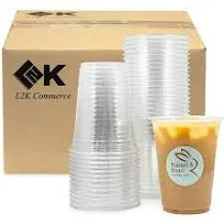 16 oz Clear Coffee Cups Clear Plastic Cups