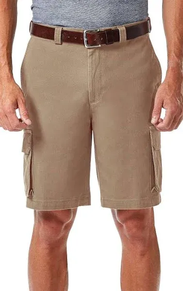 Haggar Mens Stretch Comfort Cargo Shorts ||P000526704||