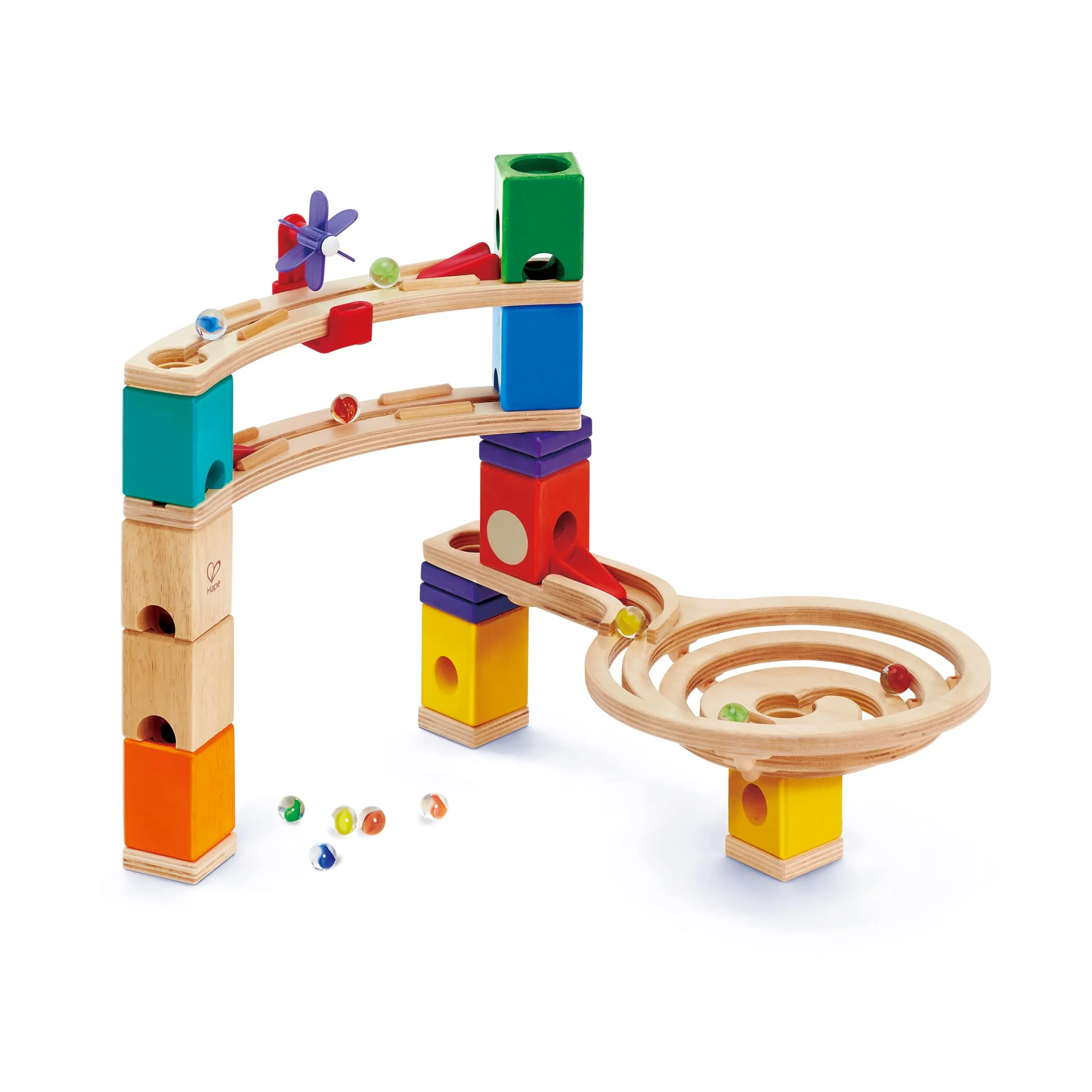 Quadrilla Race to The Finish Marble Run Blocks