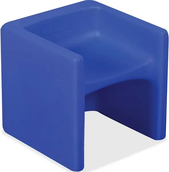 Children's Factory Cube Chair, Blue