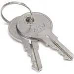 Global Industrial RP9009 Keys 2 Replacement for Cabinet Model 603355,