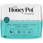 The Honey Pot Herbal Pads Super - 16 ct