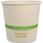 World Centric&#174; No Tree Paper Bowls, 24 oz, 4.4&quot; Diameter x 4.5&quot; h, Natural, Sugarcane, 500/Carton ;