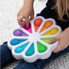 Fat Brain Toys Dimpl Digits, Number Learning Toy for Toddlers, Early Development, Educational, Push and Pop, Sensory Toy for Babies, Colourful Toy for Boys and Girls Aged 2 Years and Older