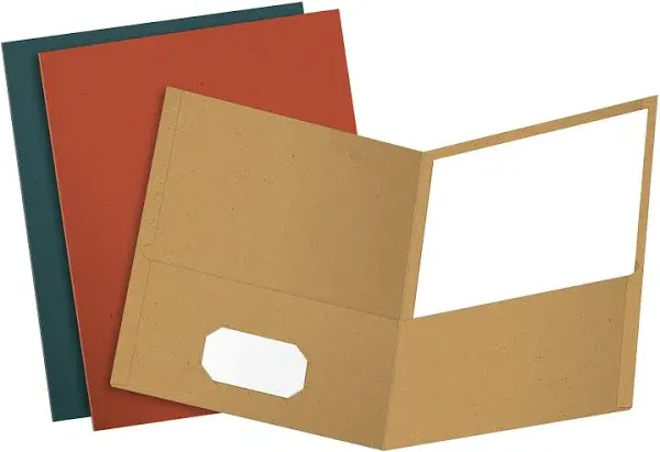 Oxford EarthWise Letter Recycled Pocket Folder