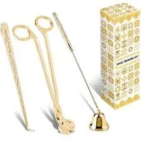 Calary Candle Wick Trimmer and Candle Accessory Set