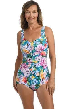 English Arboretum Shirred Front Girl Leg One Piece *FINAL SALE*