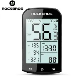 ROCKBROS Wireless Bike Computer - ANT+ Bluetooth, Multi-GPS, Waterproof