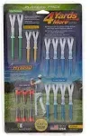 4 More Yards Golf Tees (Players Pack 4&#034;,3.25&#034;,2.75&#034;<wbr/>,1.75&#034;) GreenKeepers NEW