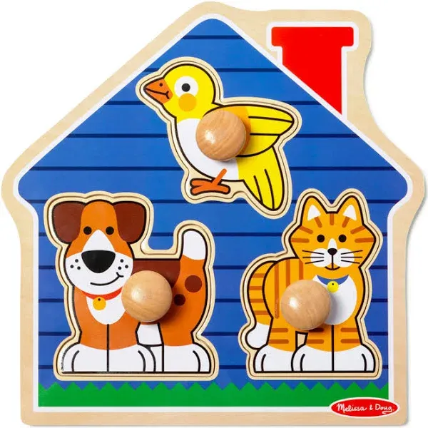 Melissa & Doug House Pets Jumbo Knob Puzzle