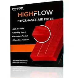 HIGHFLOW PA99223X, High Performance, Pre-Oiled Disposable Engine Air Filter | Fits 2023-16 Mazda CX-9, 2023-21 CX-5, 2021-18 6, 2019 CX-5