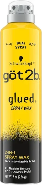 Got2b Glued 2-in-1 Spray Wax