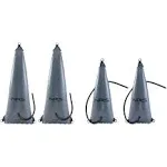 Gray NRS Infinity Split Kayak Float Bags - Bow/Stern Set (4 Bags)