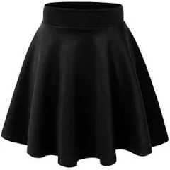 Women's Versatile Stretchy Flared Casual Skater Skirt