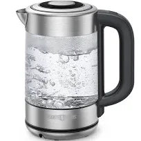 Electric Kettle,  Tea Kettle with 6 Temperature Settings, 1.7L Glass &amp; Stainless