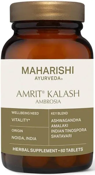 Maharishi Ayurveda Vegan Amrit Kalash Ambrosia Full-spectrum Natural Antioxidant