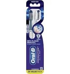 Oral-B Pro-Health Cross Action Advanced Toothbrush, Medium - 8 pack