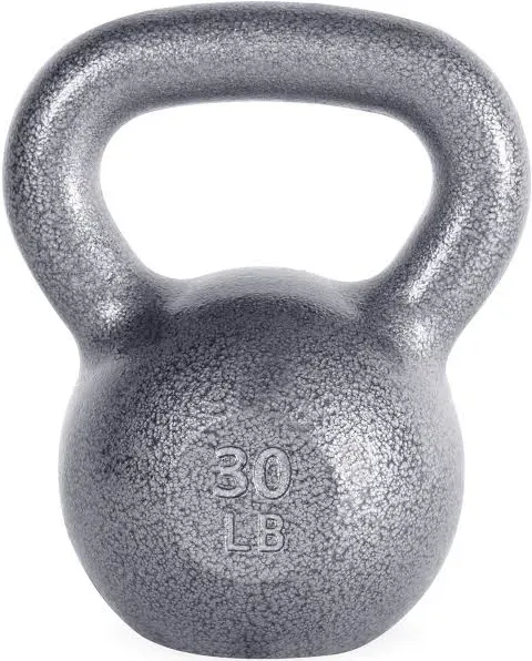 Cap Barbell Cast Iron Kettlebell, 10 Pounds, Black