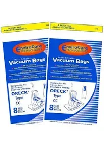 Oreck CCPK8DW Type CC Upright Vacuum Bags XL (16 Bags)