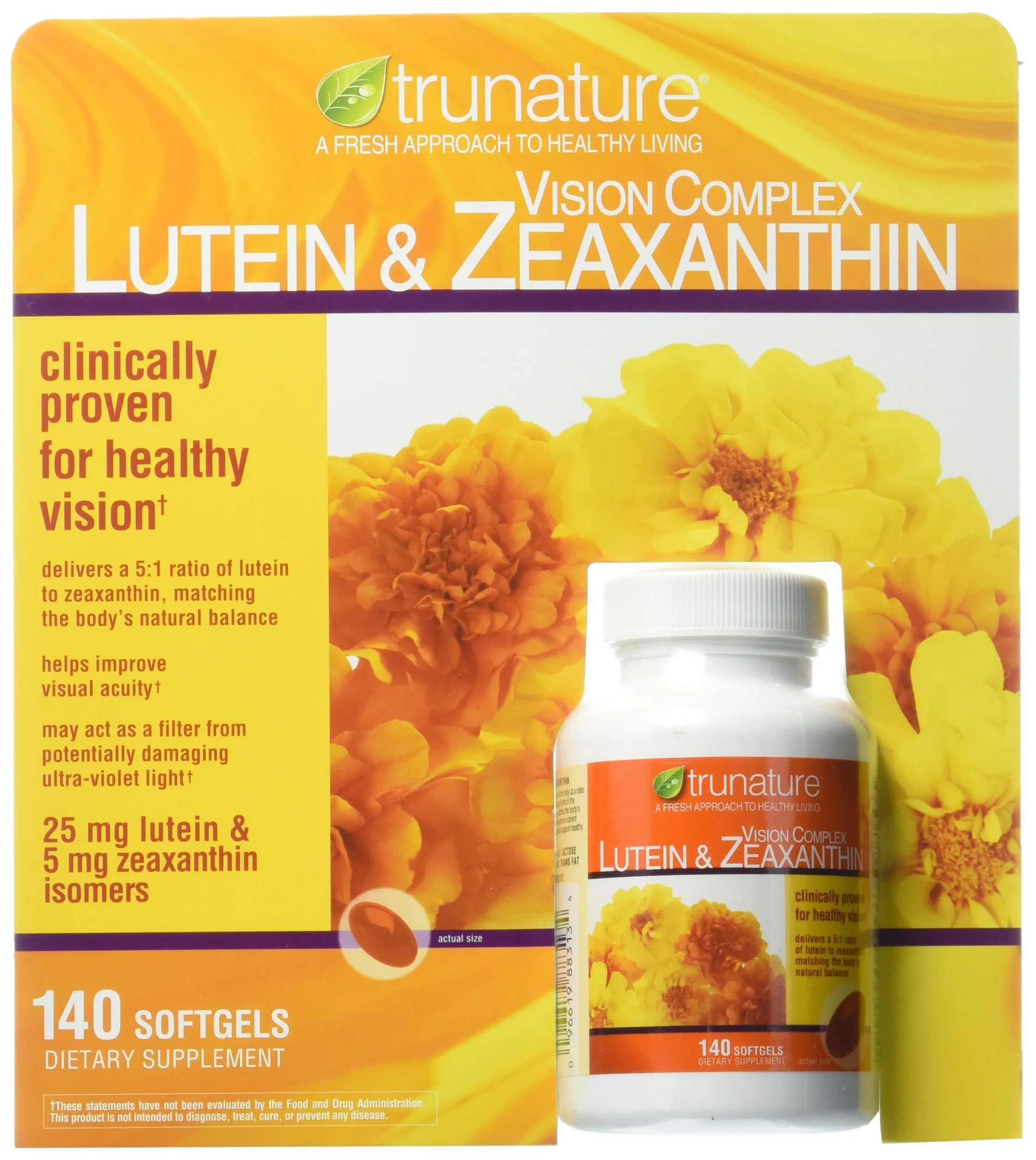 Trunature Lutein Zeaxanthin Vision Complex