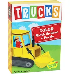 Peaceable Kingdom Trucks Color Match Up Game