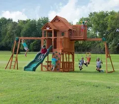 Backyard Discovery Skyfort II Swing Set